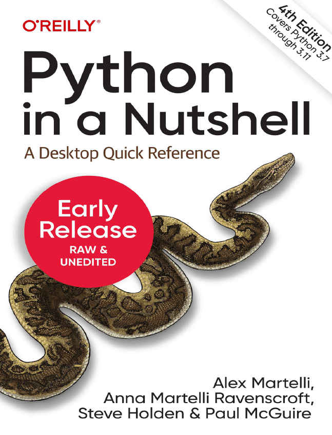 《python 技术手册 A Desktop Quick Reference 4th Edition 》pdf 877页 咪豆圈 6671